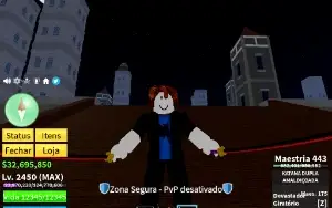 Conta Lvl max com GH e SG Blox Fruits Venda Automatica
