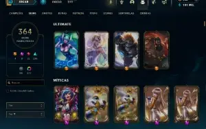 Conta Lol / 1Kk De Gangplank / 364 Skins / Lvl 831 Esmeralda