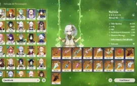 GENSHIN IMPACT - AR60, 67T5,Nahida + Bis, Kazuha + Bis, Gany