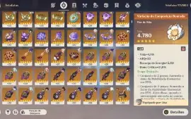 GENSHIN IMPACT - AR60, 67T5,Nahida + Bis, Kazuha + Bis, Gany