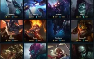 CONTA DE E-GIRL LEAGUE OF LEGENDS