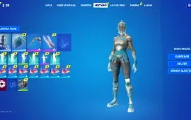 Conta Fortnite 72 Skins FA| Pacote Gelo | Pacote Marvel