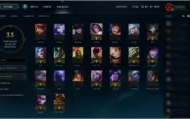 Conta de LOL (UNRANKED) 23 Champ 8 skins e 8000 mil de IP