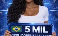 5 mil seguidores brasileiros