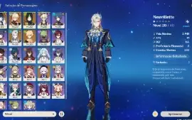 GENSHIN IMPACT AR50 ⭐ Yelan C1 + Neuvillette + Kazuha