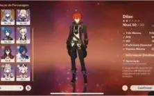 Conta Genshin AR31 - Diluc + Razor + 13 personagens