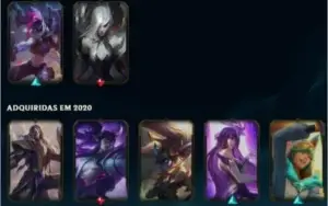 Conta League of Legends LVL 326, 84 skins (w/ skins raras).