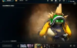 Conta bronze 1 com TODOS os champs e 101 Skins + 2 Raras