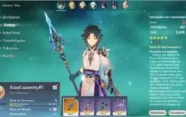 Conta Genshin Impact AR 5 com Xiao e Subjugadora