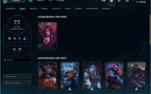 conta lol mestre