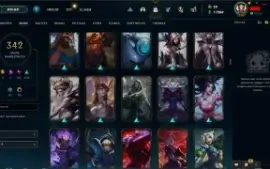 conta League of Legends 341 skins d4