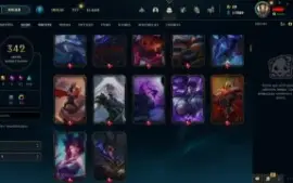 conta League of Legends 341 skins d4