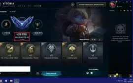 Conta lol Smurf Diamante 2 68% Win Rate