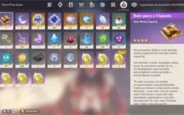 Conta Genshin Impact AR 54 Nahida+Cyno+Yae Miko+Zhongli+Qiqi