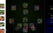 Efootball mobile com vários épicos
