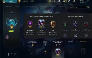 Conta league of legends | boa para main/mono talon
