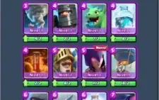 Clash Royale Lv8/Ar7 - 4 Lendárias / 120k Ouro - Apenas iOS