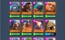 Clash Royale Lv8/Ar7 - 4 Lendárias / 120k Ouro - Apenas iOS