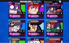 Conta brawl stars com 42 brawlers