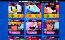 Conta brawl stars com 42 brawlers