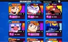 Conta brawl stars com 42 brawlers