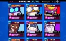 Conta brawl stars com 42 brawlers