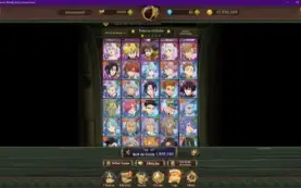 Conta 7Ds Grand Cross Ultimate Escanor, Mael, Rimuru+Colabs