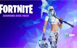 Pacote Inicial Diva Diamante Fortnite