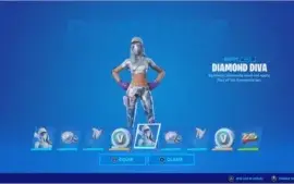 Pacote Inicial Diva Diamante Fortnite