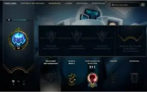 Venda de conta LOL lv196 - 164 skins