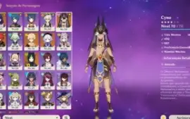 Ar 41- Cyno, Tighnari, Raiden, Diluc E Qiqi