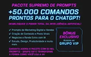 O Maior Pacote De Prompts Do Chatgpt Já Criado! – +50.000K