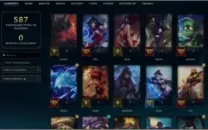Conta lol diamante 1 flex e d4 solo duo