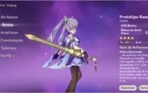 Genshin impact AR 31 NA - Diluc+Keging+venti+ 3 armas 5
