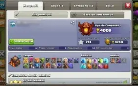 Clash of Clans cv 10 quase todo full