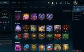 Conta LOL D2 (83 Skins/120 Campeões)