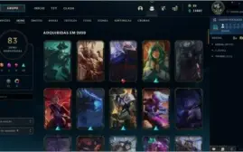 Conta LOL D2 (83 Skins/120 Campeões)
