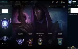 Conta Diamante 4 Main adc,várias skins lendárias e épicas