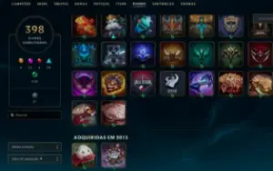 Conta Lol 2013/Dima 4/Ex Desafiante/Todos Champs/291Skins