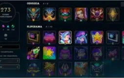 Conta LOL Todos os Champs/ 789 Skins / 74 Cromas / Level 444