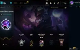 Conta League of Legends, Prata 2, 57 skins, 121 campeÃµes
