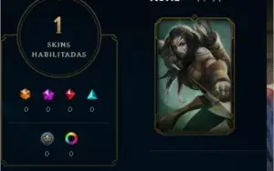 Conta de league of legends 24 campeões 1 skin unranked