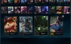 Conta de league of legends 24 campeões 1 skin unranked