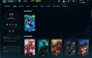 Ferro 1 com 80 Champs e 68 Skins