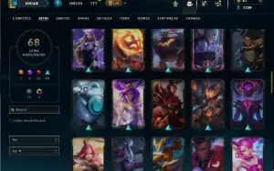 Ferro 1 com 80 Champs e 68 Skins