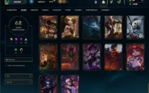 Ferro 1 com 80 Champs e 68 Skins