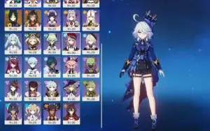 Conta Genshin Shogun + Yoimiya + Furina + Ganyu E Mtos
