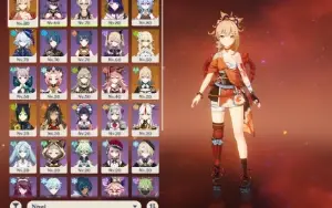 Conta Genshin Shogun + Yoimiya + Furina + Ganyu E Mtos
