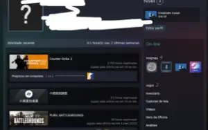 Counter-Strike 2 Prime Com Medalhas Raras E Antigas