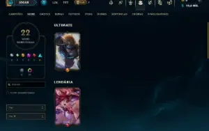 Esmeralda 4 com 60 Champs e 22 Skins